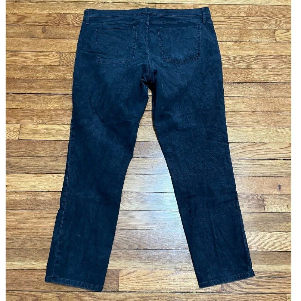 Gap 1969 True Skinny Corduroy Pants Women's Size 36x29 Black Casual - Picture 5 of 5